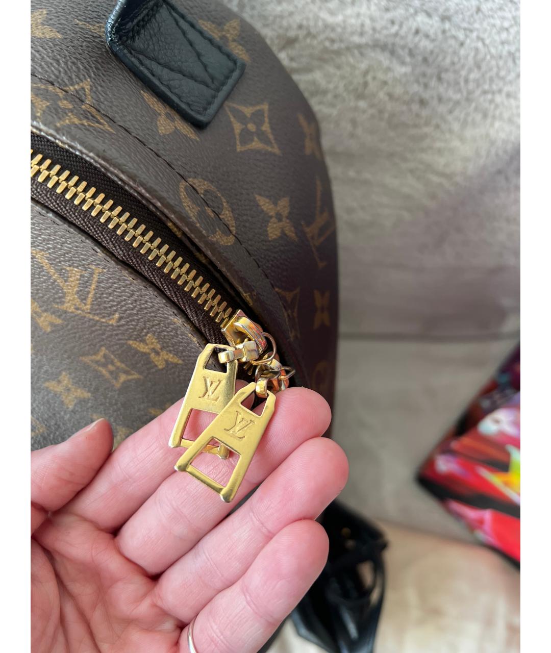 LOUIS VUITTON Коричневый рюкзак, фото 5