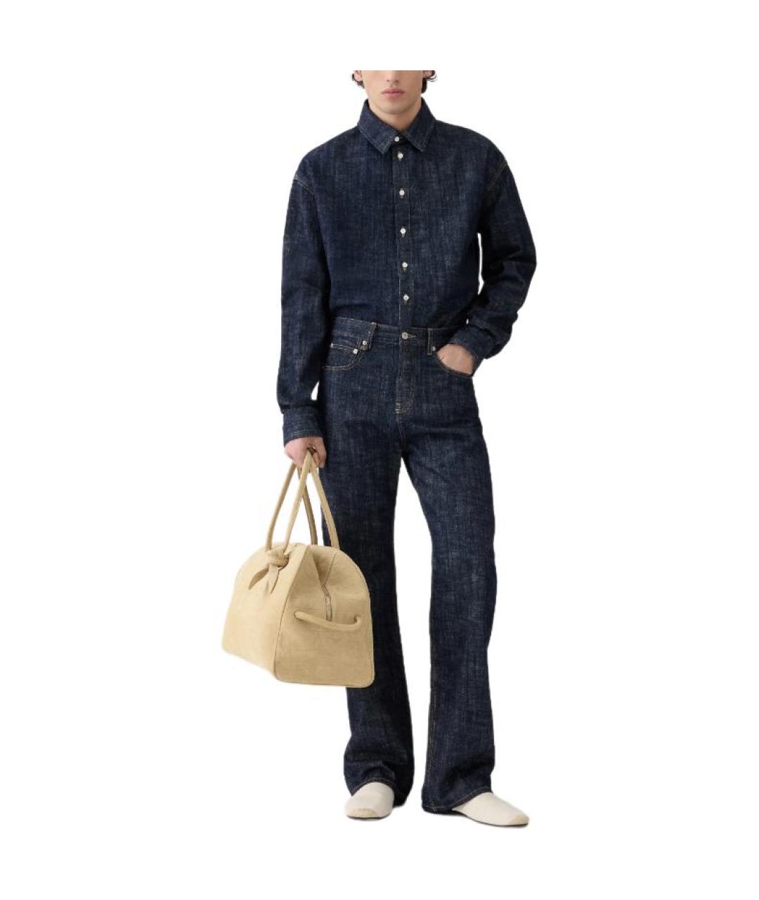 JACQUEMUS Синие прямые джинсы, фото 2