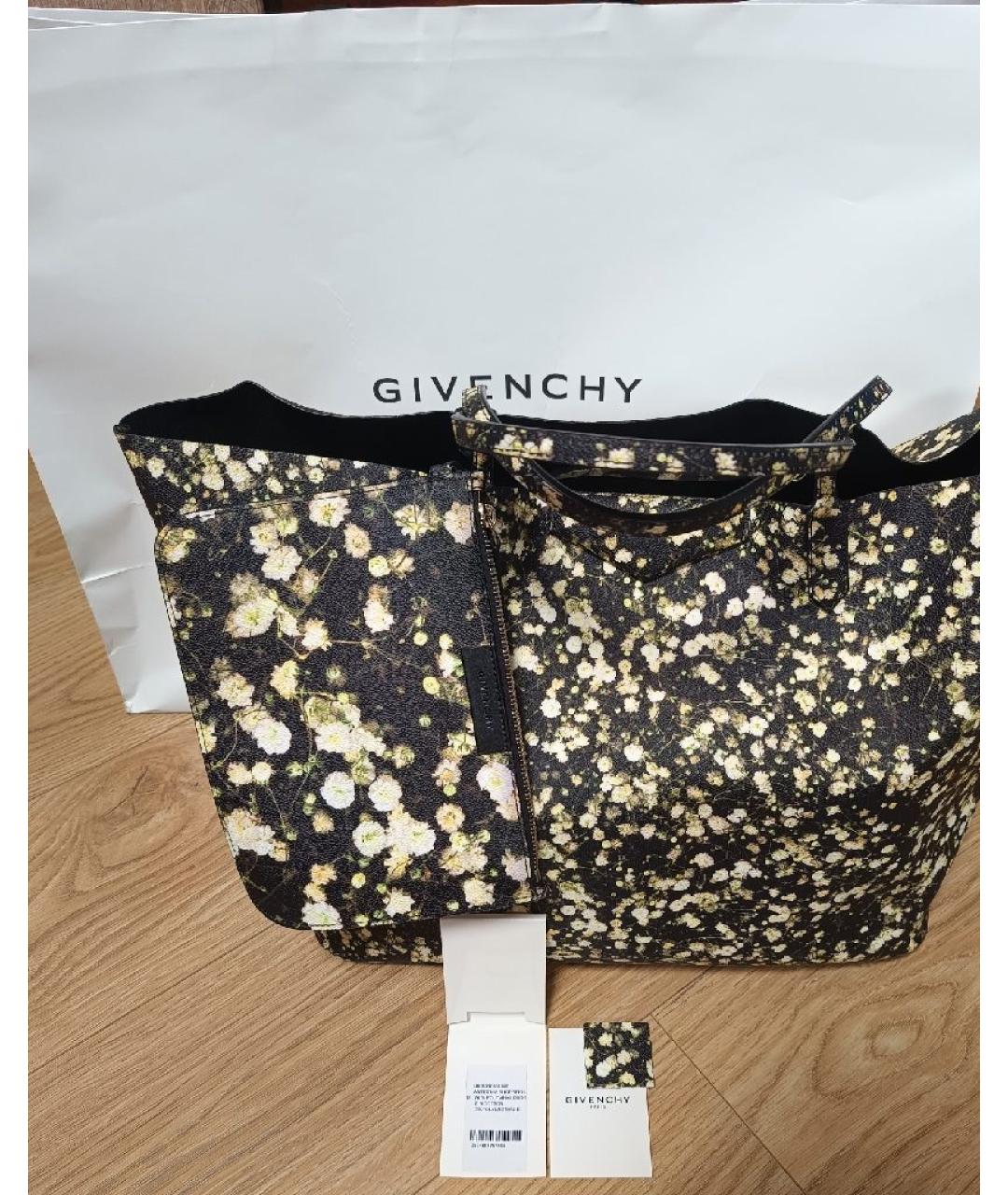 GIVENCHY Черная кожаная сумка через плечо, фото 4