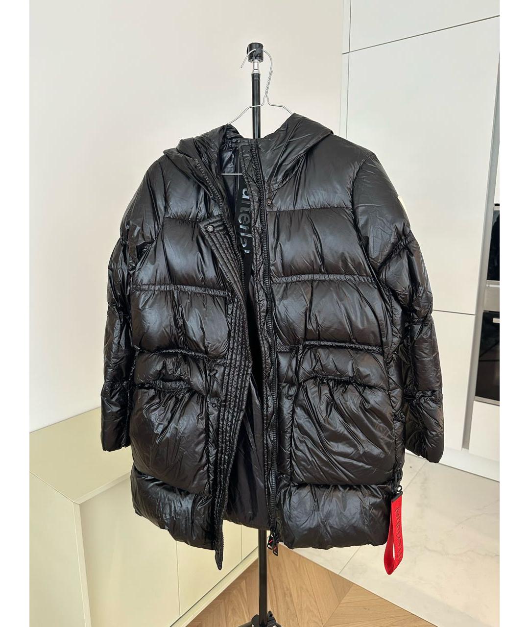 AFTER LABEL Черный полиэстеровый пуховик, фото 9