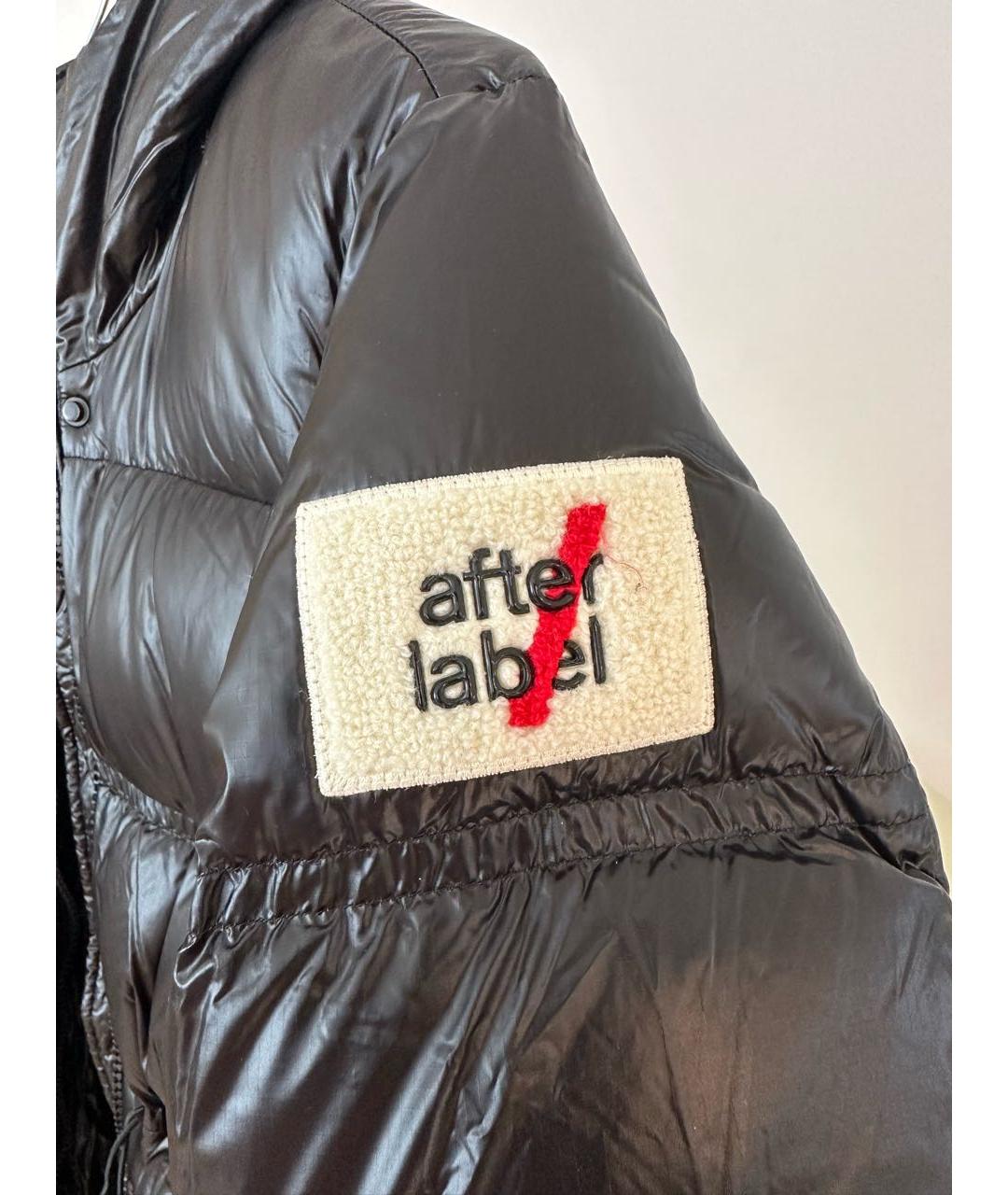 AFTER LABEL Черный полиэстеровый пуховик, фото 3