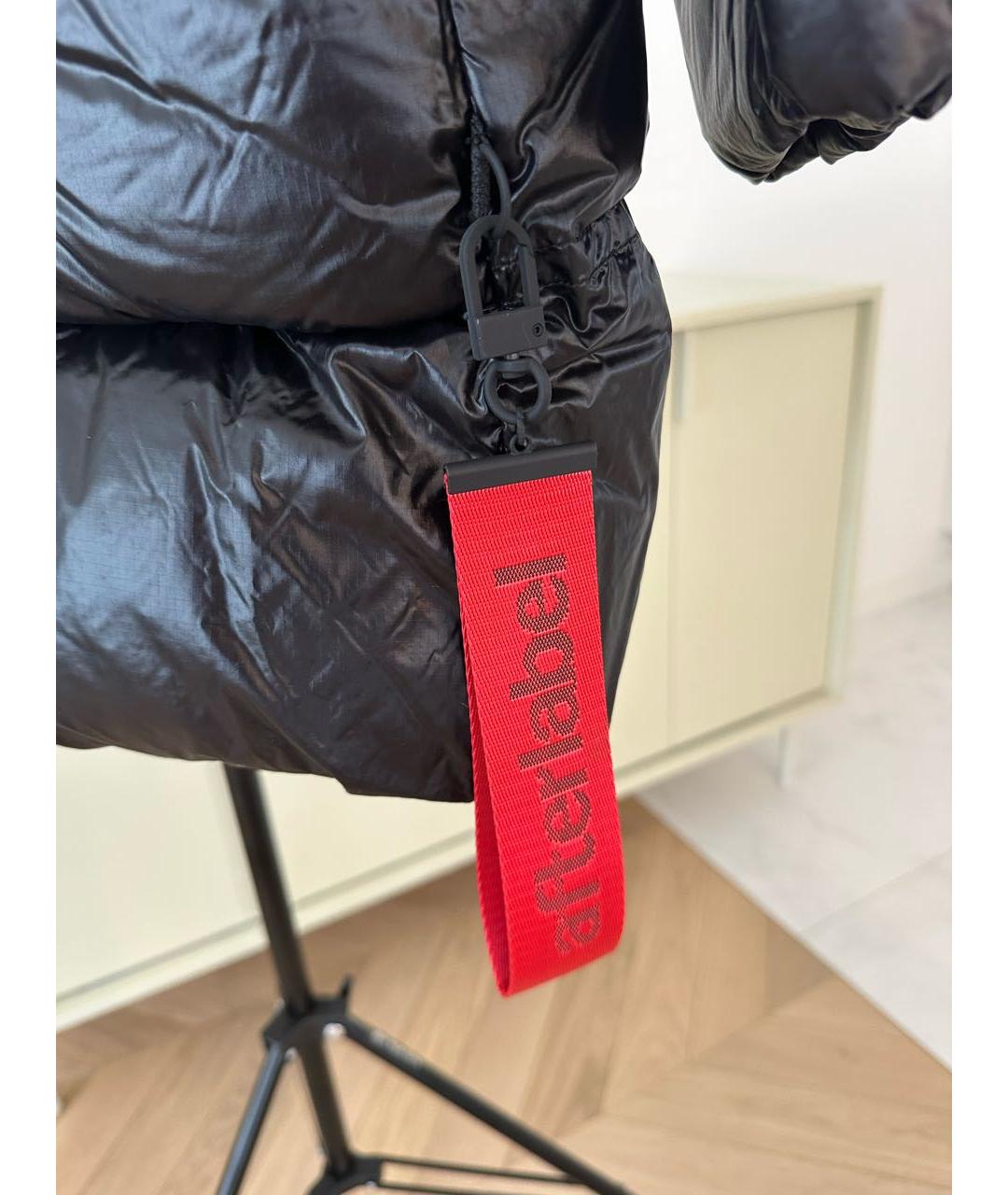 AFTER LABEL Черный полиэстеровый пуховик, фото 4