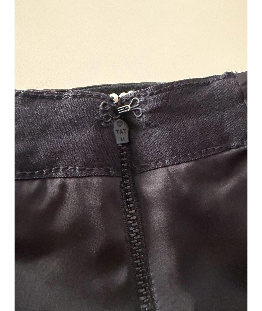 ALICE+OLIVIA Черные вискозные шорты, фото 4