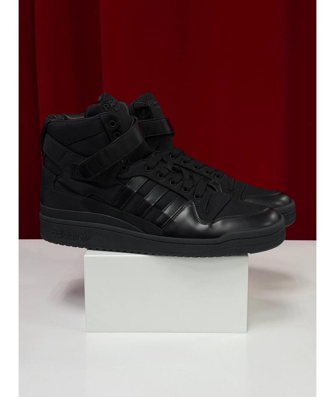 PRADA Черные высокие кроссовки / кеды, фото 6