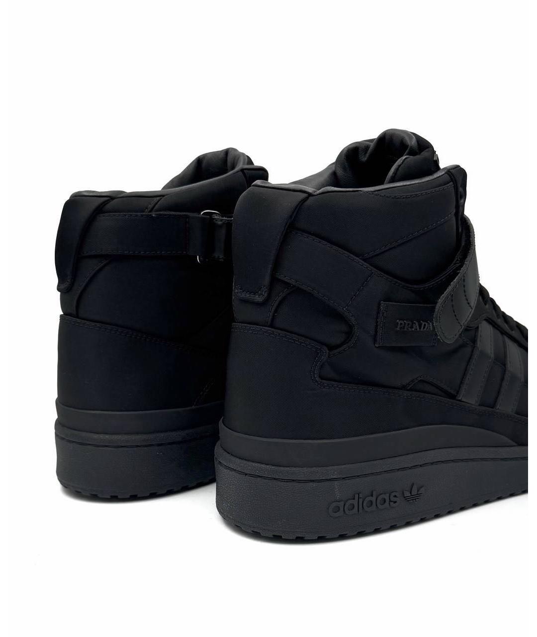 PRADA Черные высокие кроссовки / кеды, фото 4