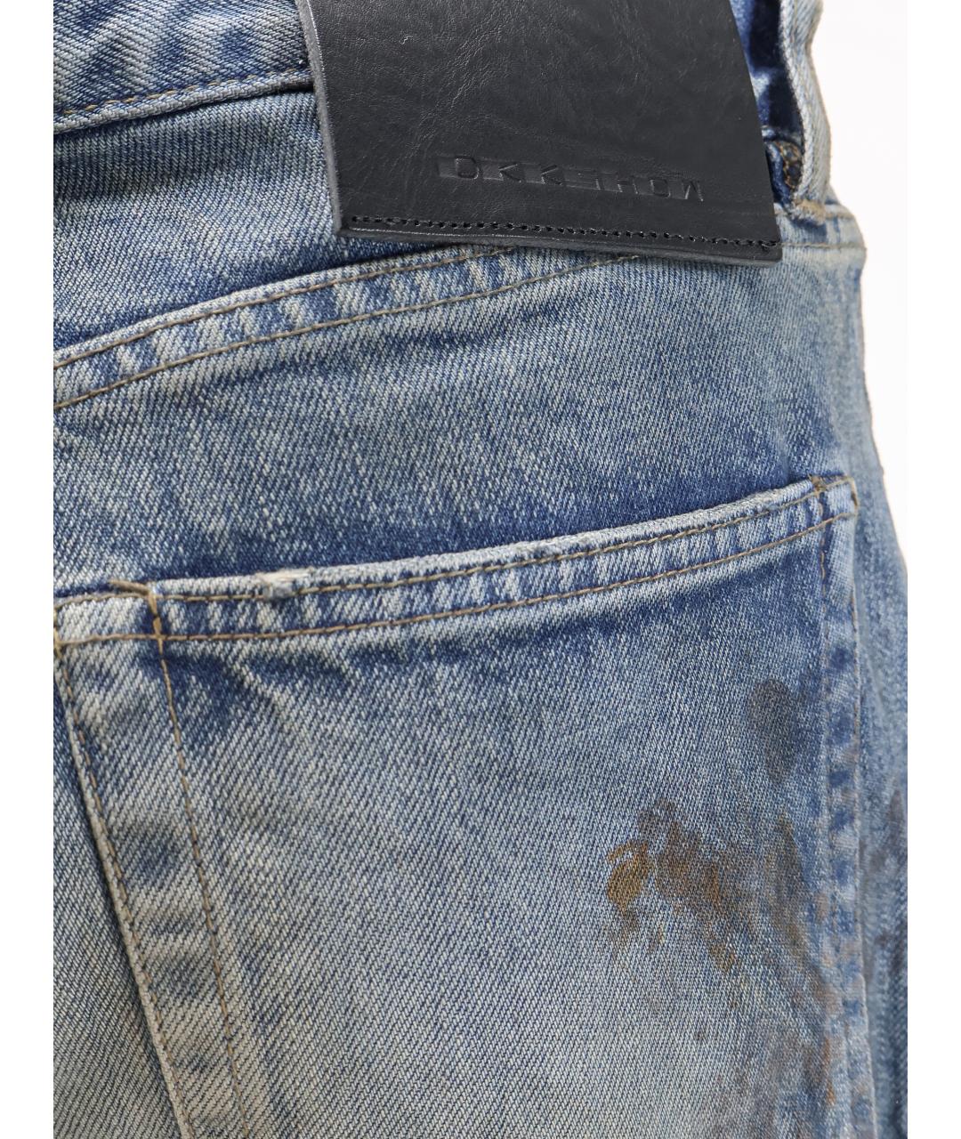 RICK OWENS DRKSHDW Хлопковые прямые джинсы, фото 3