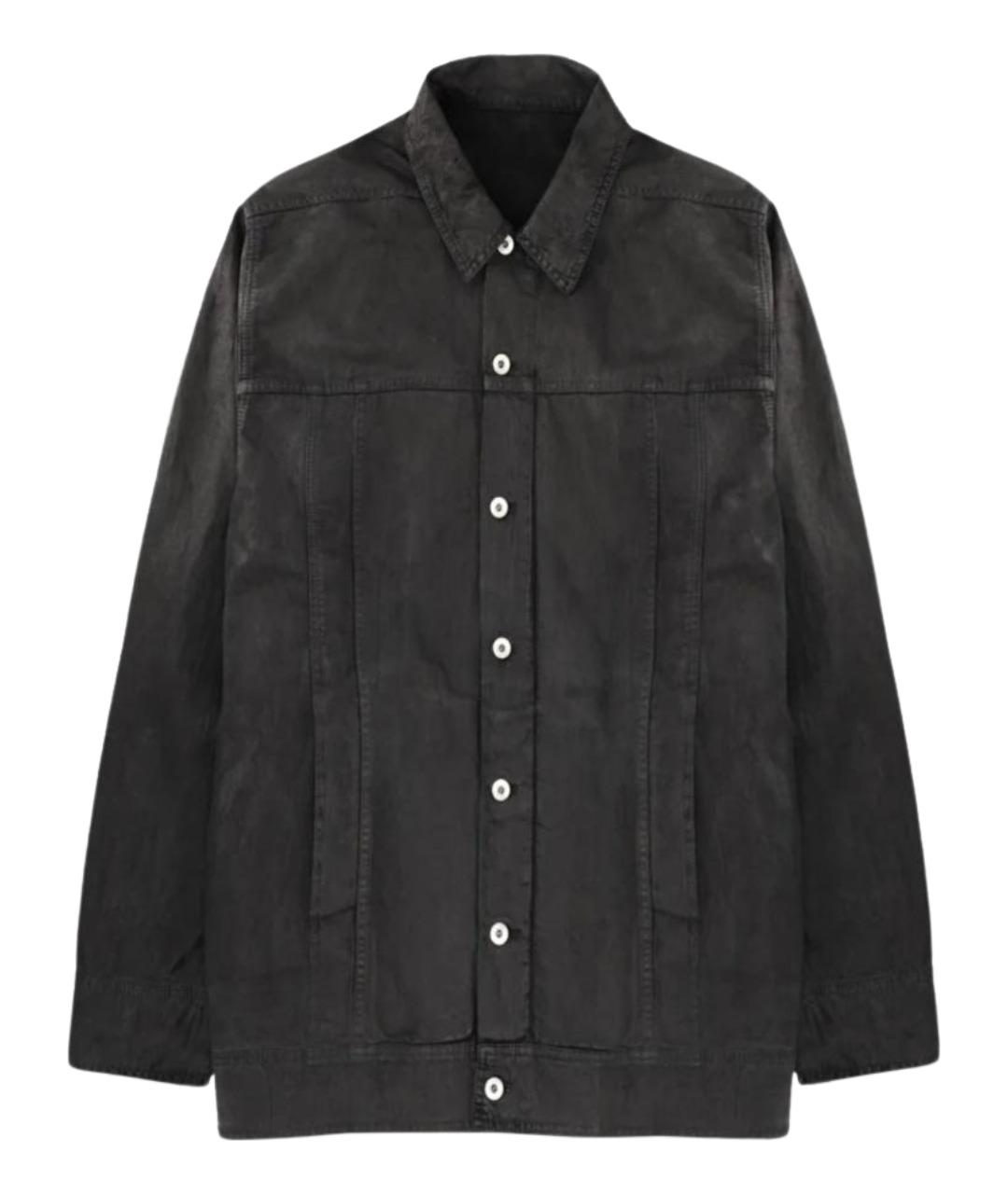 RICK OWENS DRKSHDW Черная хлопковая куртка, фото 1