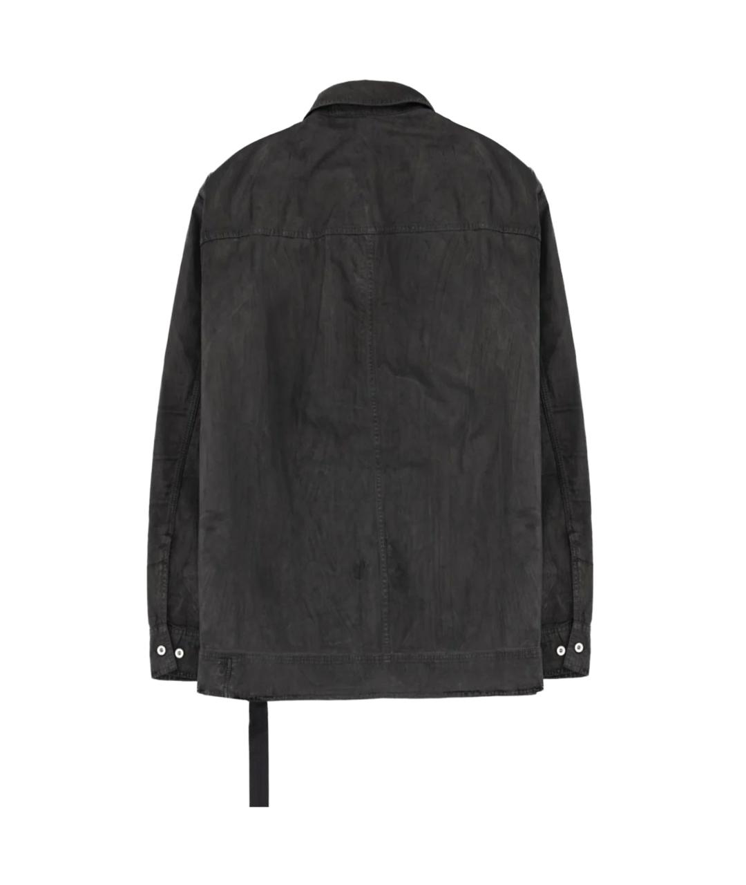 RICK OWENS DRKSHDW Черная хлопковая куртка, фото 2