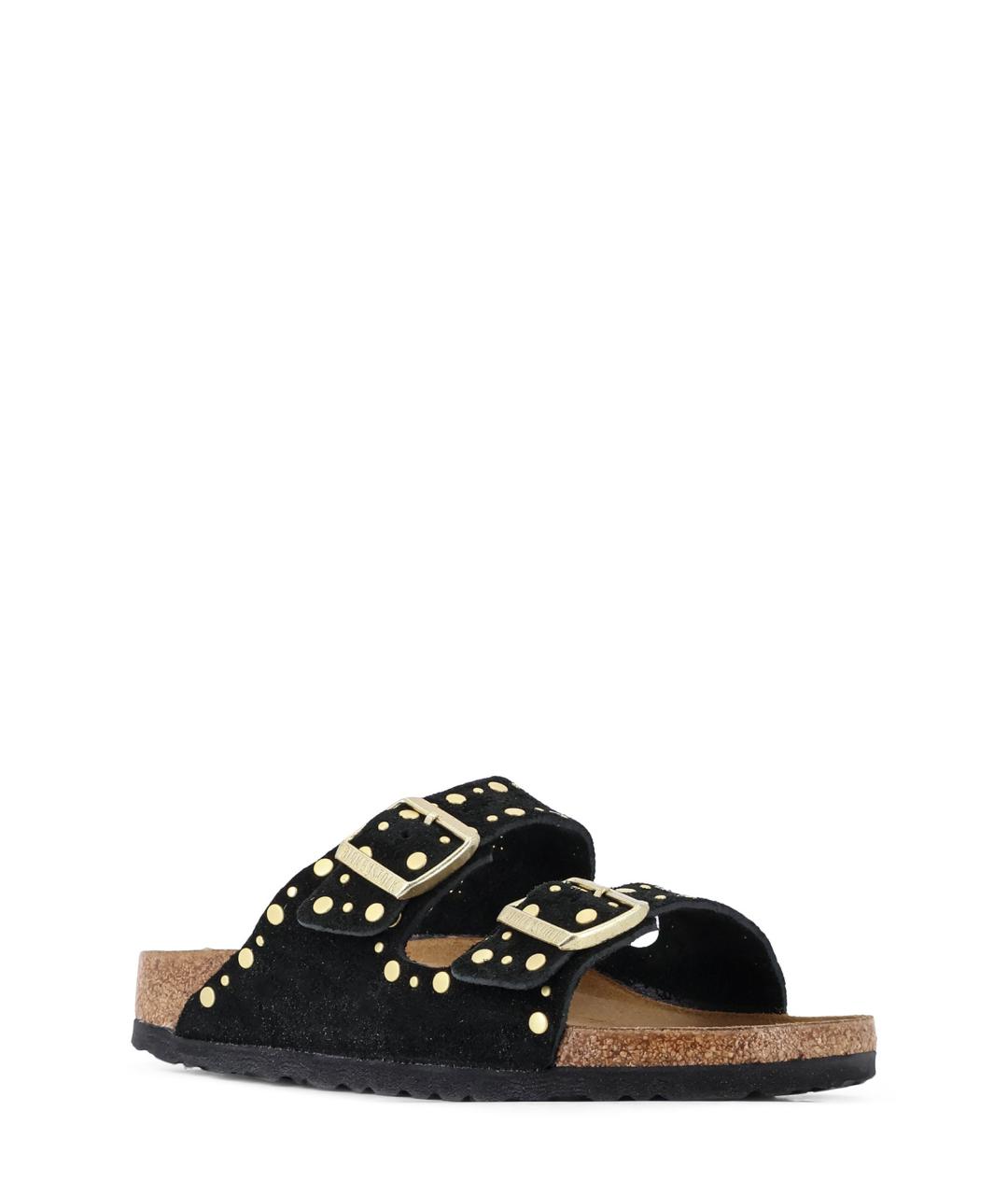 BIRKENSTOCK Черные замшевые босоножки, фото 2