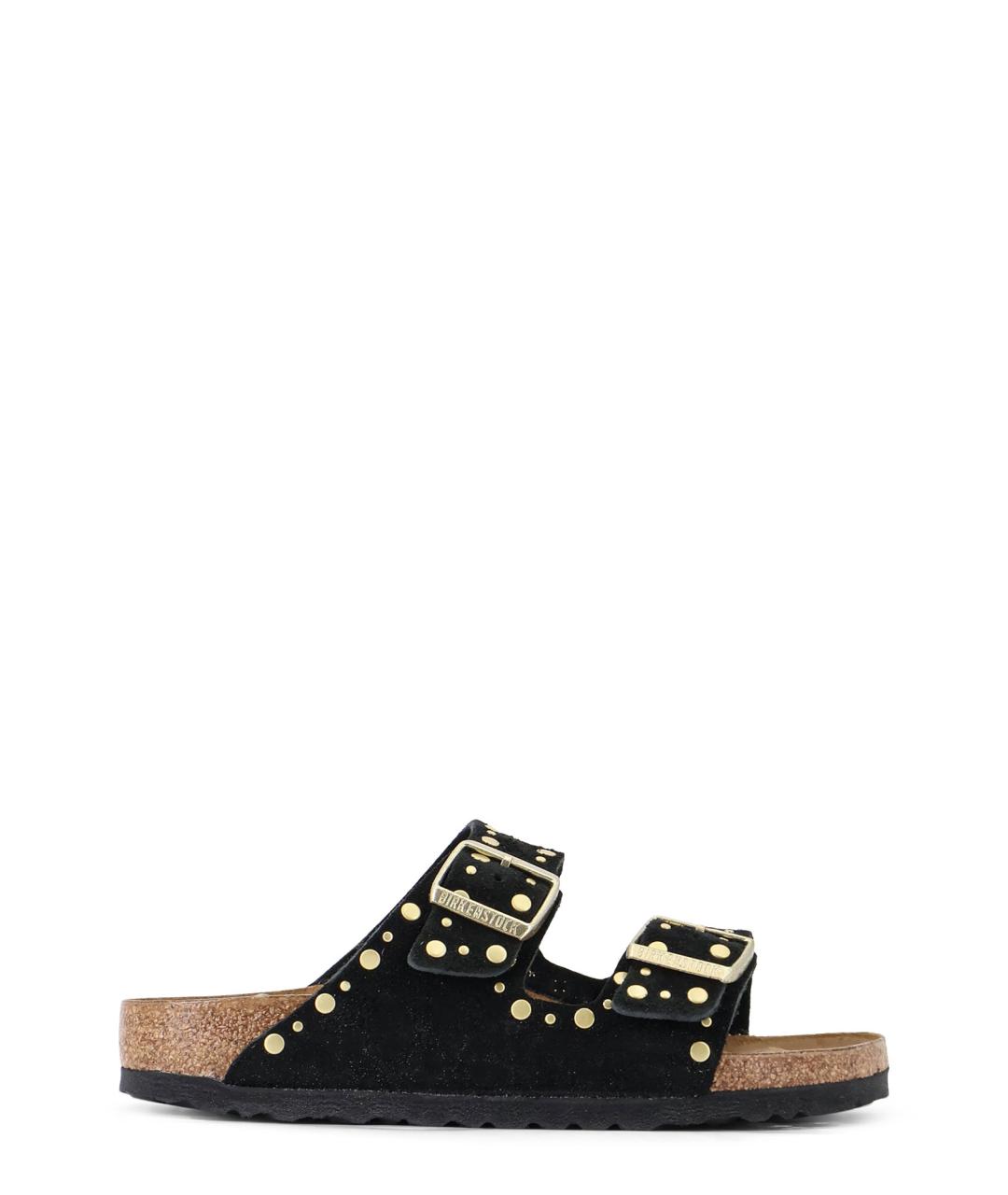 BIRKENSTOCK Черные замшевые босоножки, фото 6