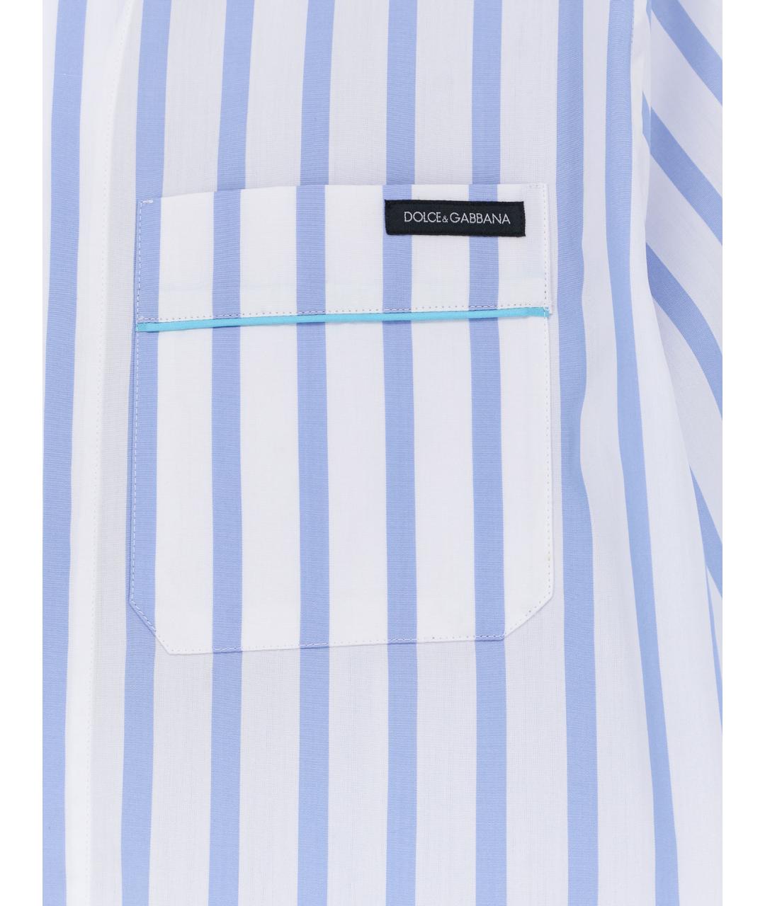 DOLCE&GABBANA Голубая хлопковая пижама, фото 3