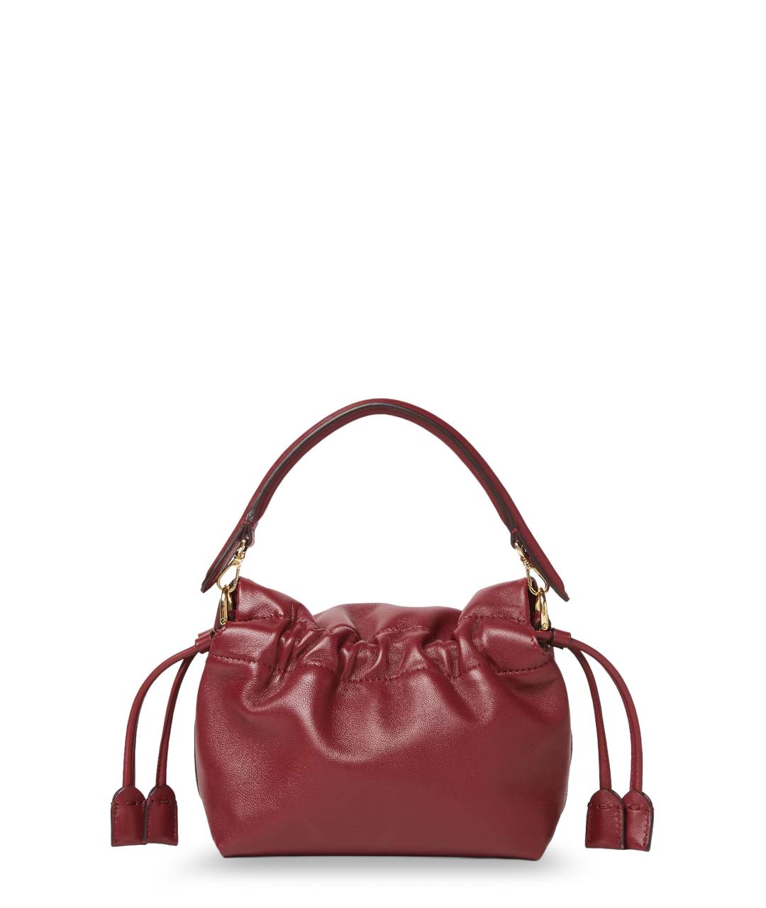 FENDI Красная кожаная сумка с короткими ручками, фото 2