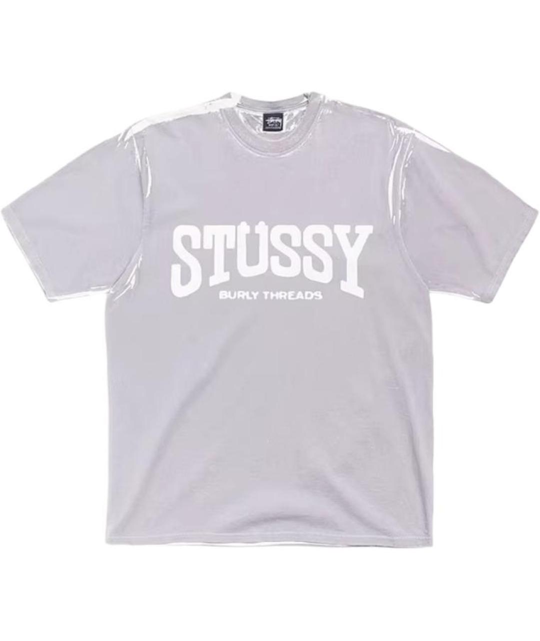 STUSSY Белая футболка, фото 1