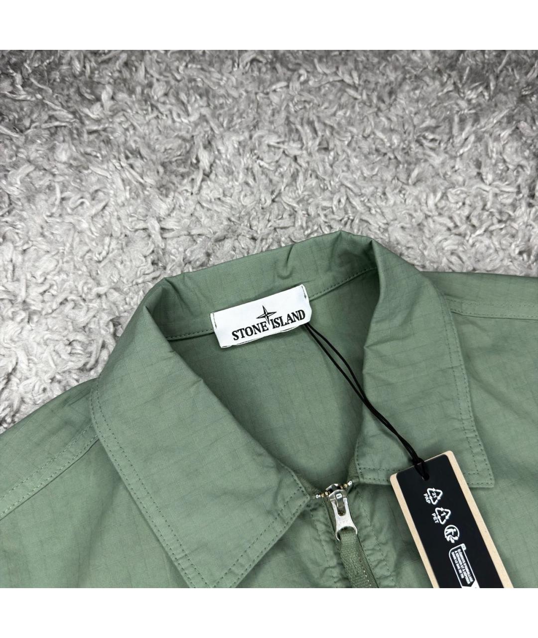 STONE ISLAND Салатовая куртка, фото 3