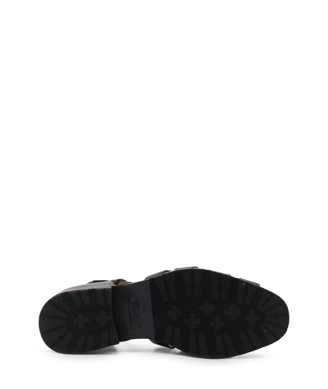 PARABOOT Черные кожаные сандалии, фото 4