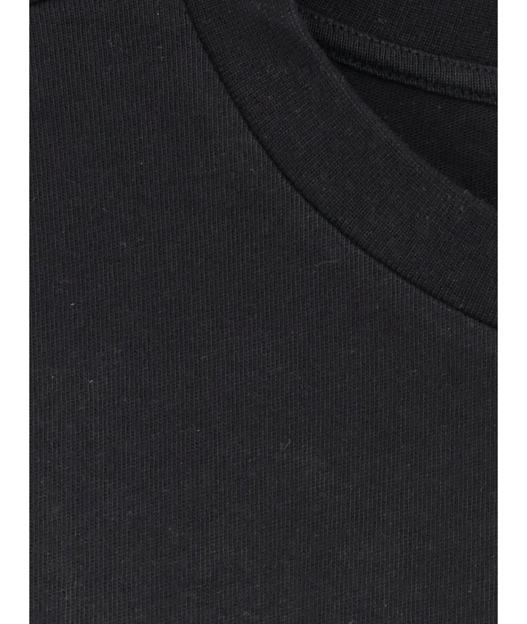 entire studios Черная хлопковая футболка, фото 3