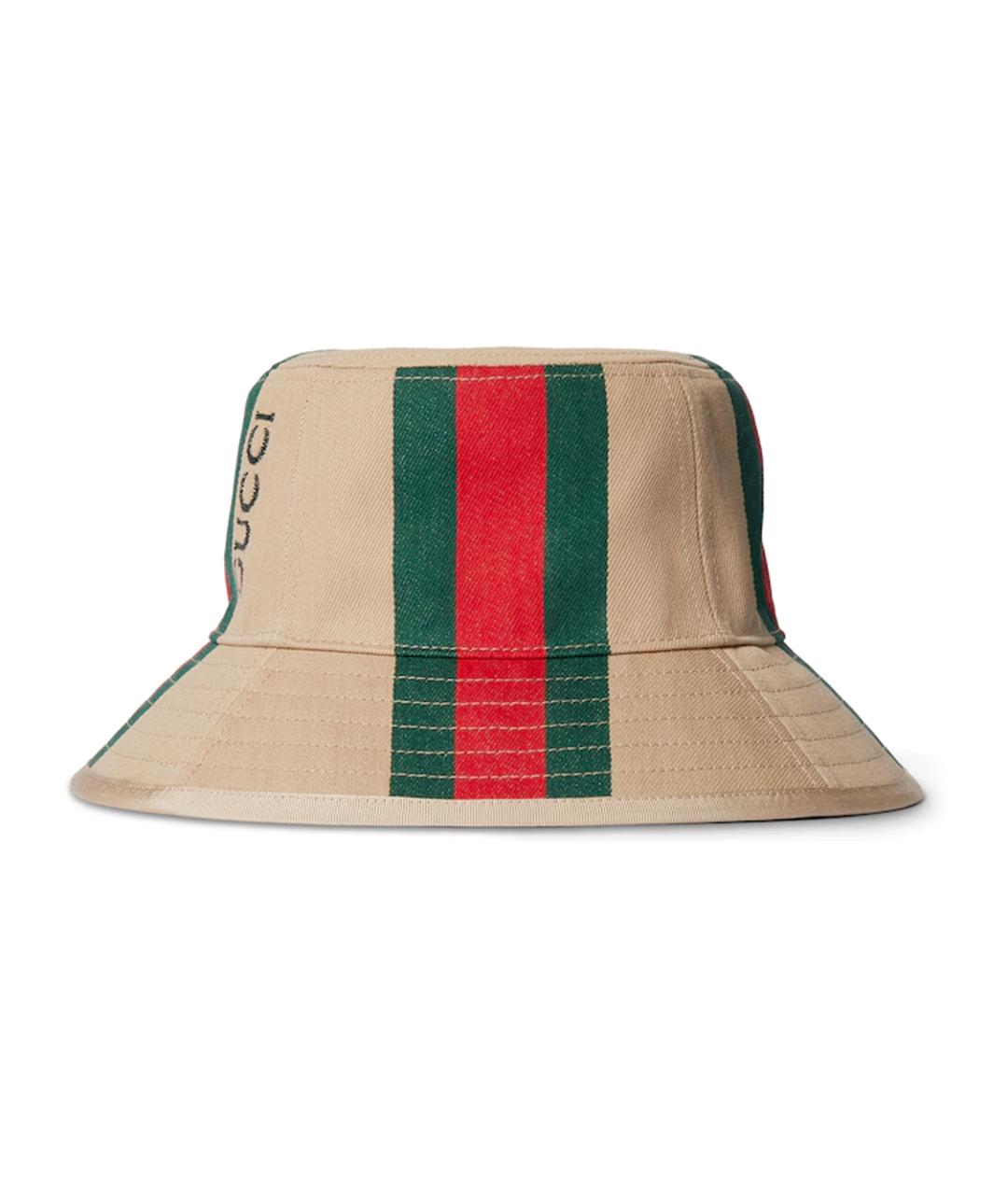 GUCCI Бежевая шляпа, фото 2