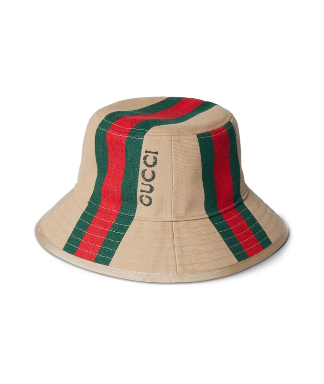 GUCCI Бежевая шляпа, фото 1