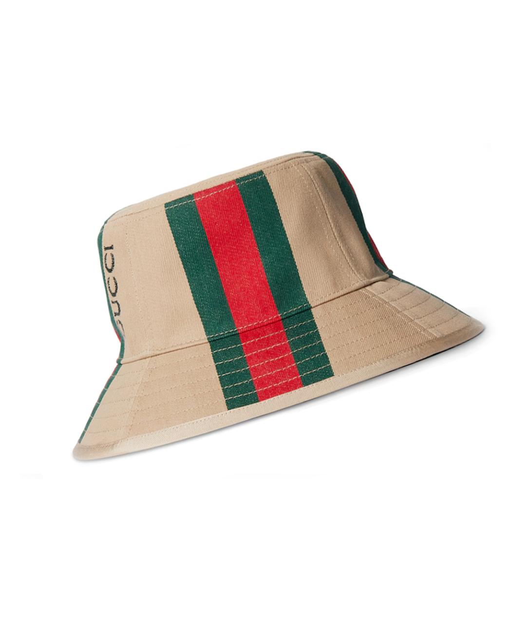 GUCCI Бежевая шляпа, фото 3