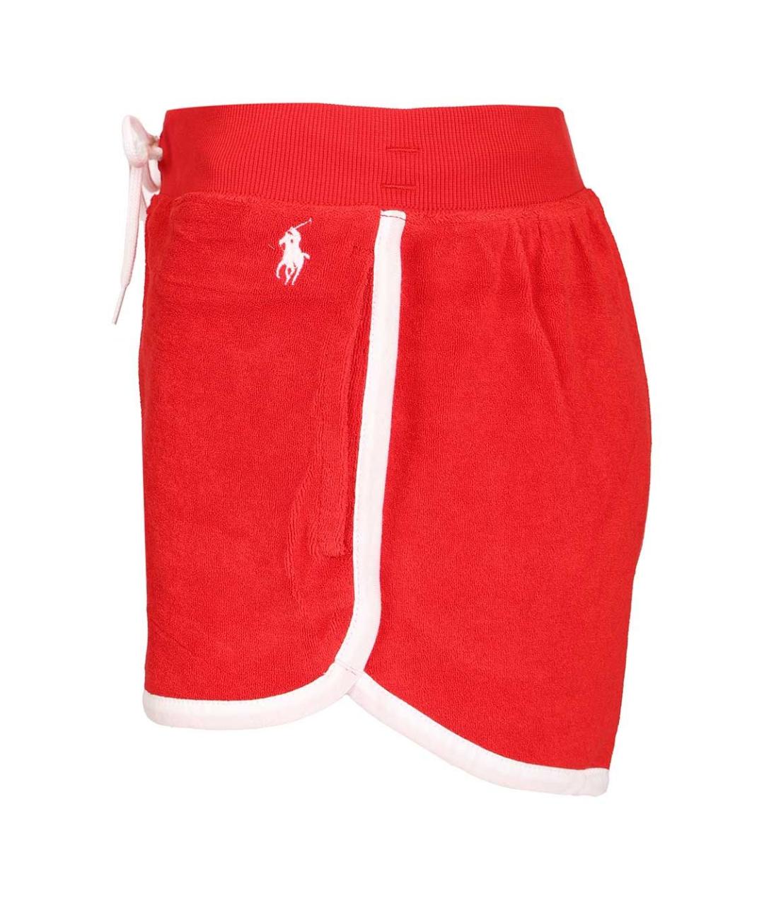 POLO RALPH LAUREN Красные хлопковые шорты, фото 3