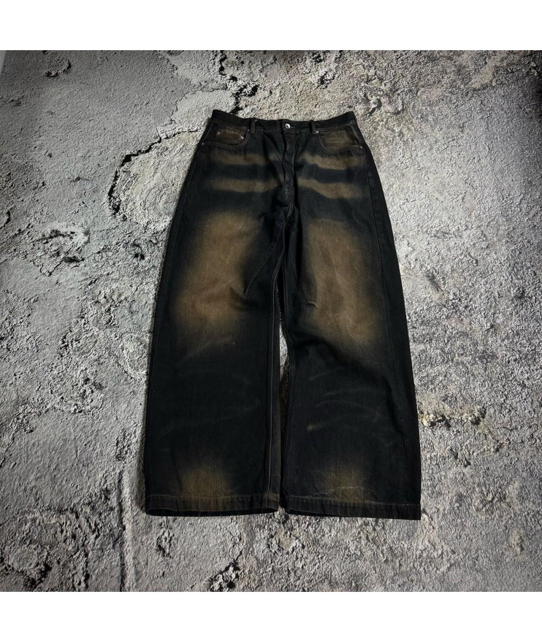 RICK OWENS DRKSHDW Коричневые хлопковые джинсы, фото 9