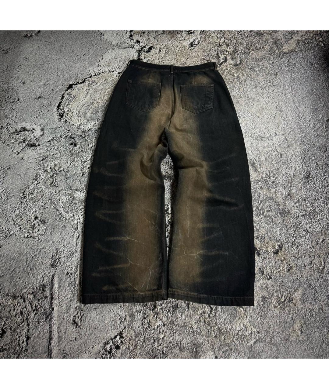 RICK OWENS DRKSHDW Коричневые хлопковые джинсы, фото 2