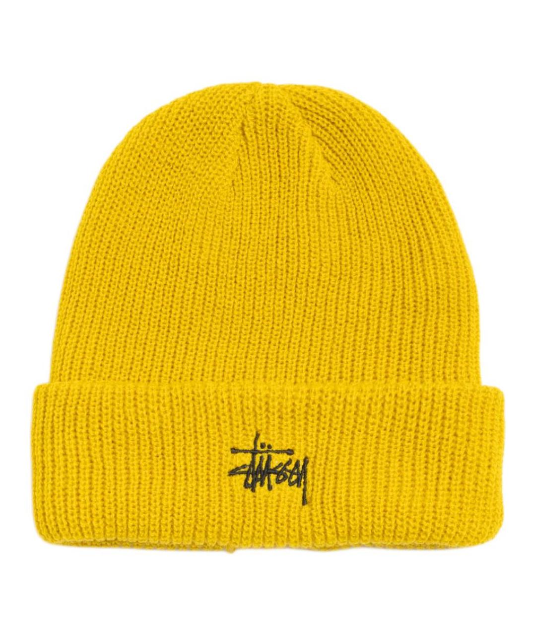STUSSY Желтая шапка, фото 1