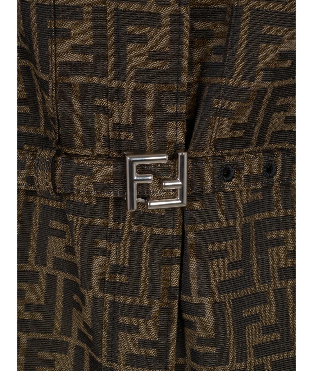 FENDI Коричневая куртка, фото 5