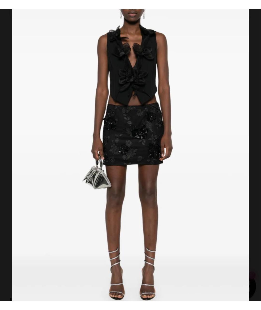 ROTATE Красная кружевная юбка мини, фото 8