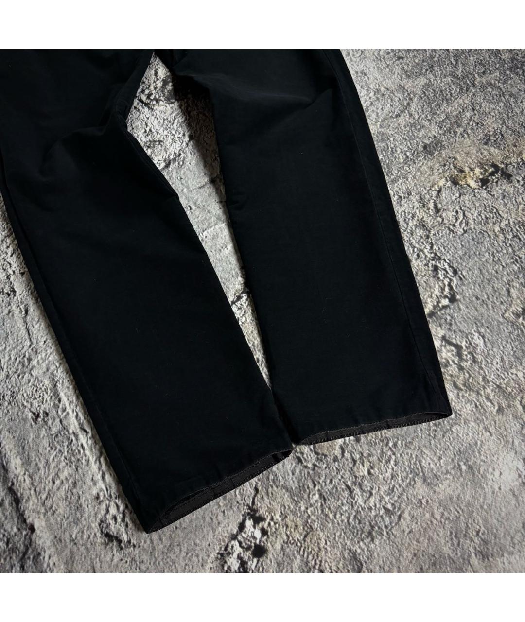 PRADA Черные шерстяные классические брюки, фото 5