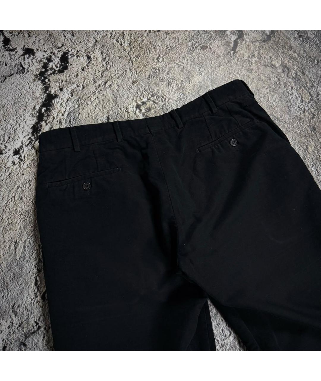 PRADA Черные шерстяные классические брюки, фото 6