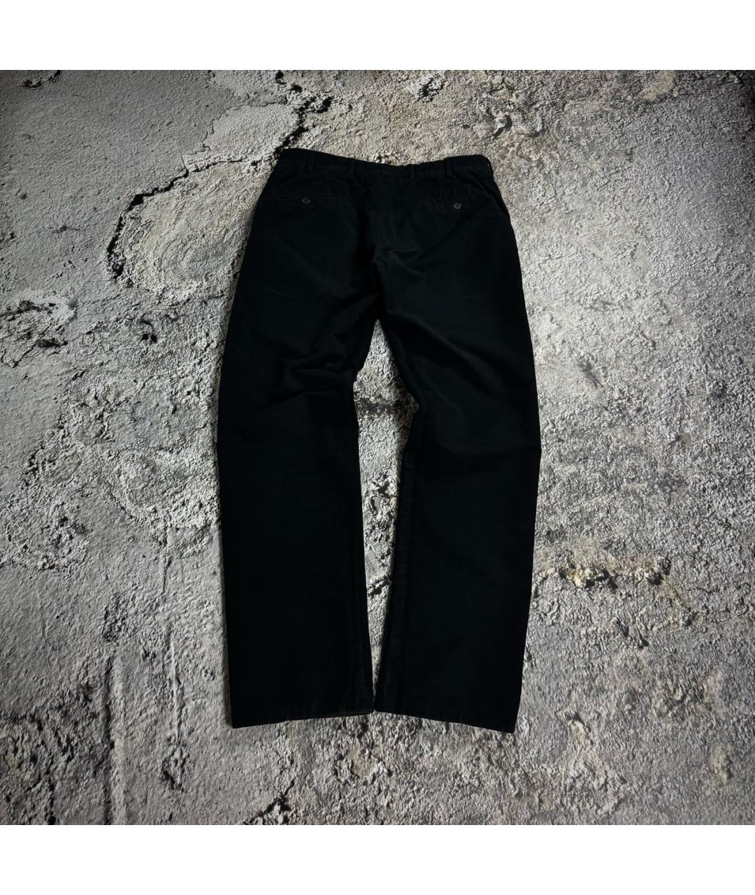 PRADA Черные шерстяные классические брюки, фото 2