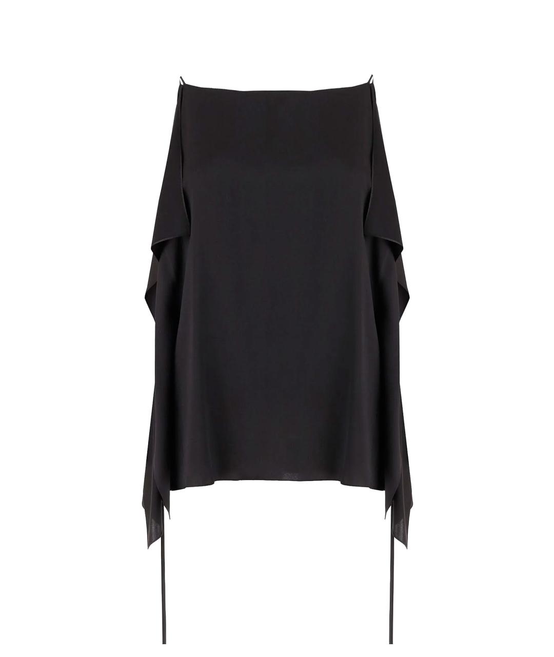THE ROW Черная шелковая блузы, фото 2