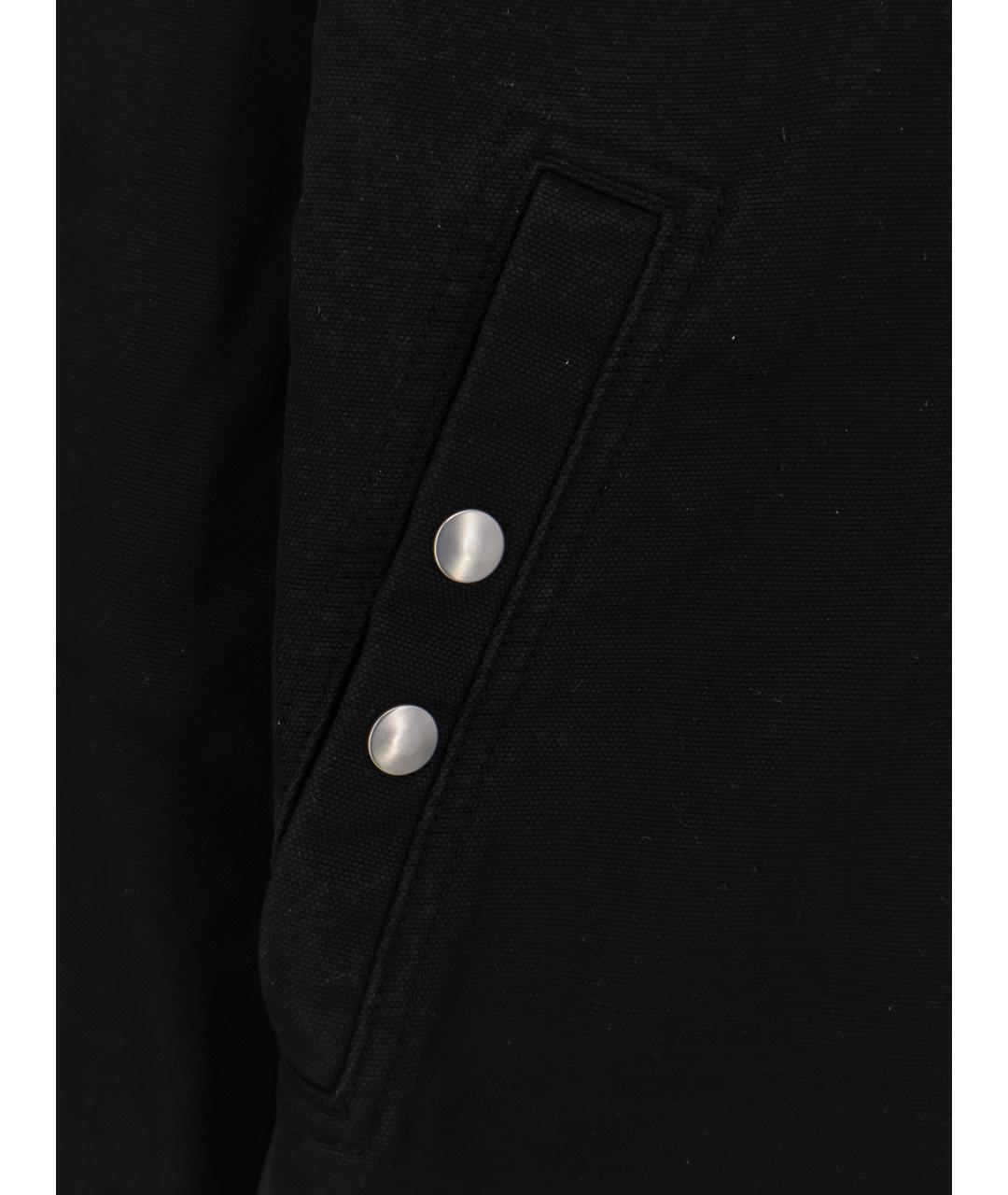 RICK OWENS DRKSHDW Черная хлопковая куртка, фото 3