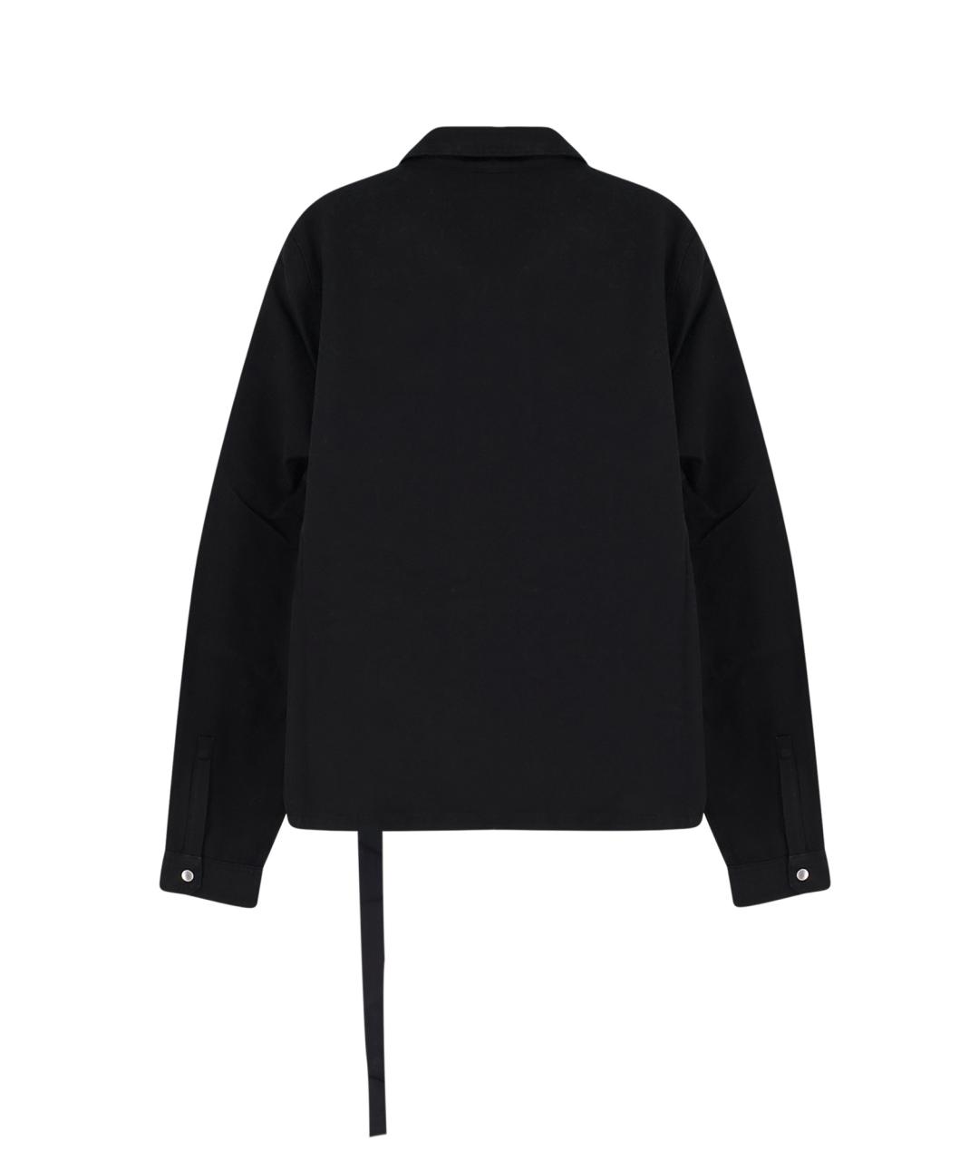 RICK OWENS DRKSHDW Черная хлопковая куртка, фото 2