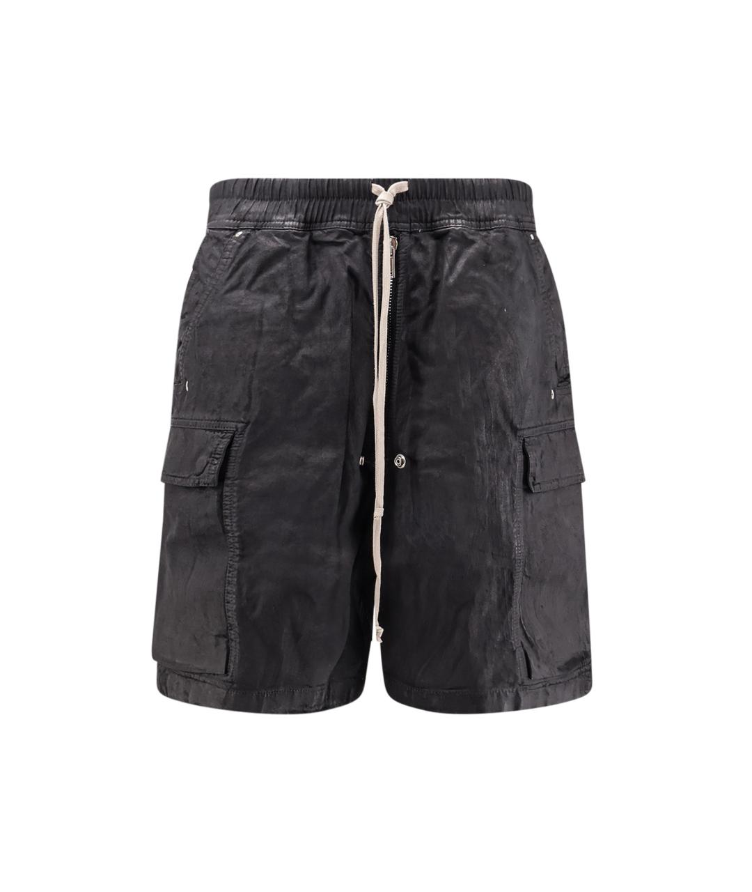 RICK OWENS DRKSHDW Черные хлопковые шорты, фото 1