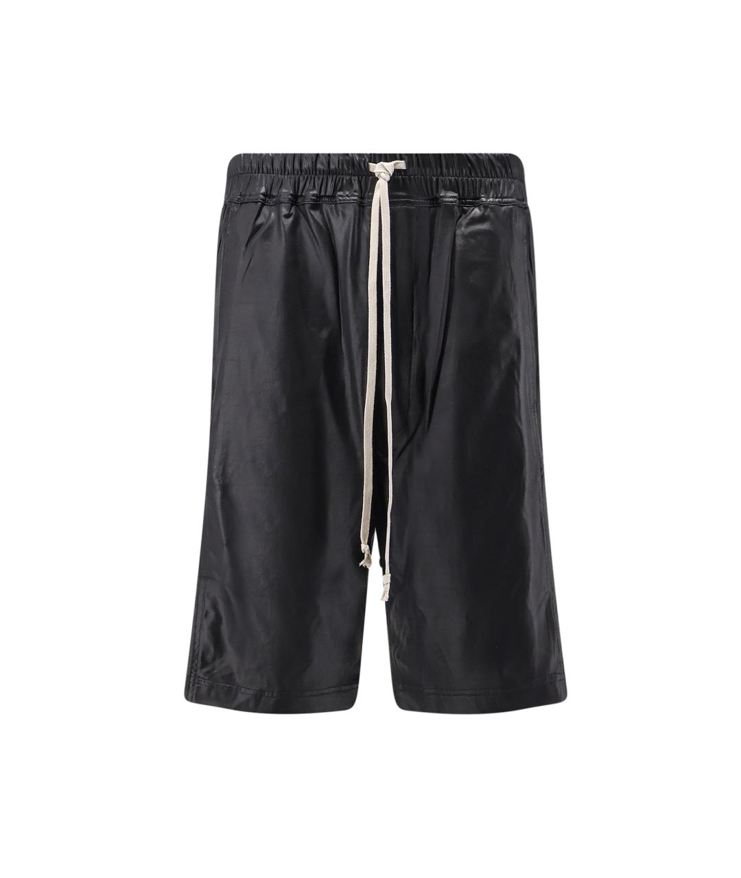 RICK OWENS DRKSHDW Черные ацетатные шорты, фото 4