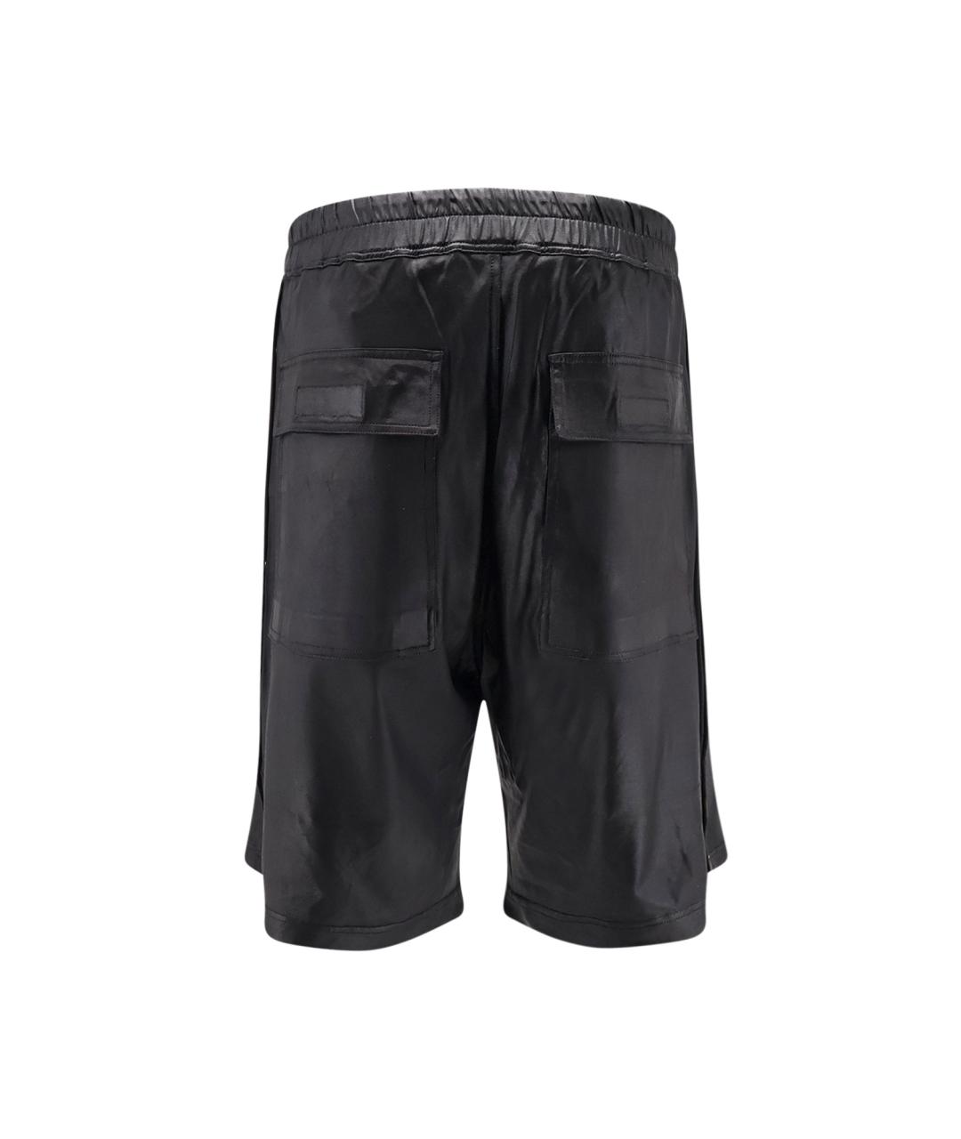 RICK OWENS DRKSHDW Черные ацетатные шорты, фото 2