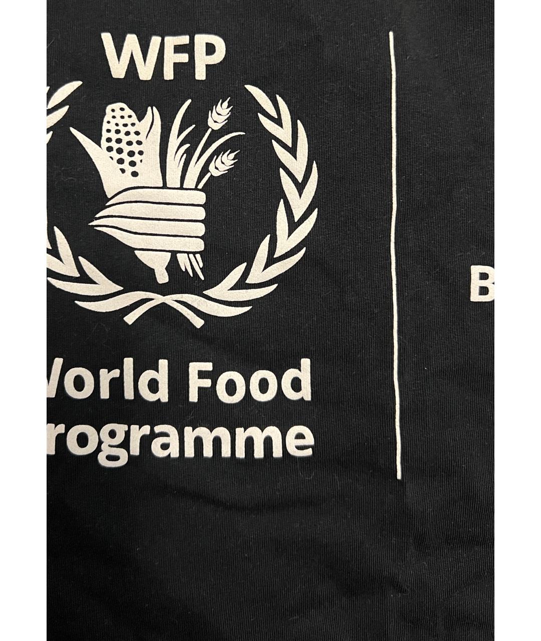 BALENCIAGA Черная хлопковая футболка, фото 6