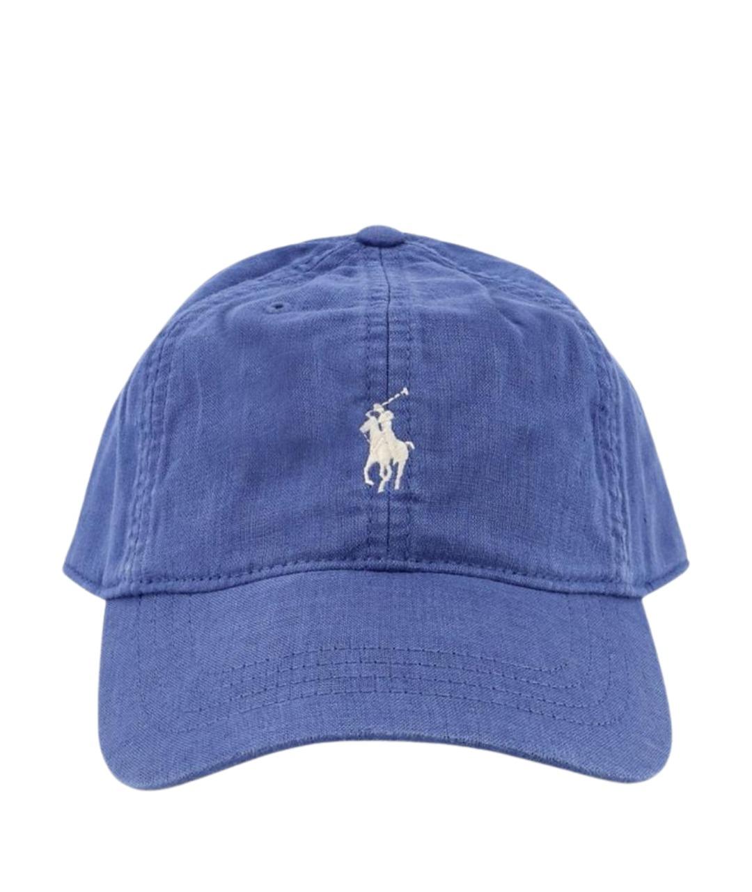 POLO RALPH LAUREN Синяя хлопковая кепка/бейсболка, фото 1