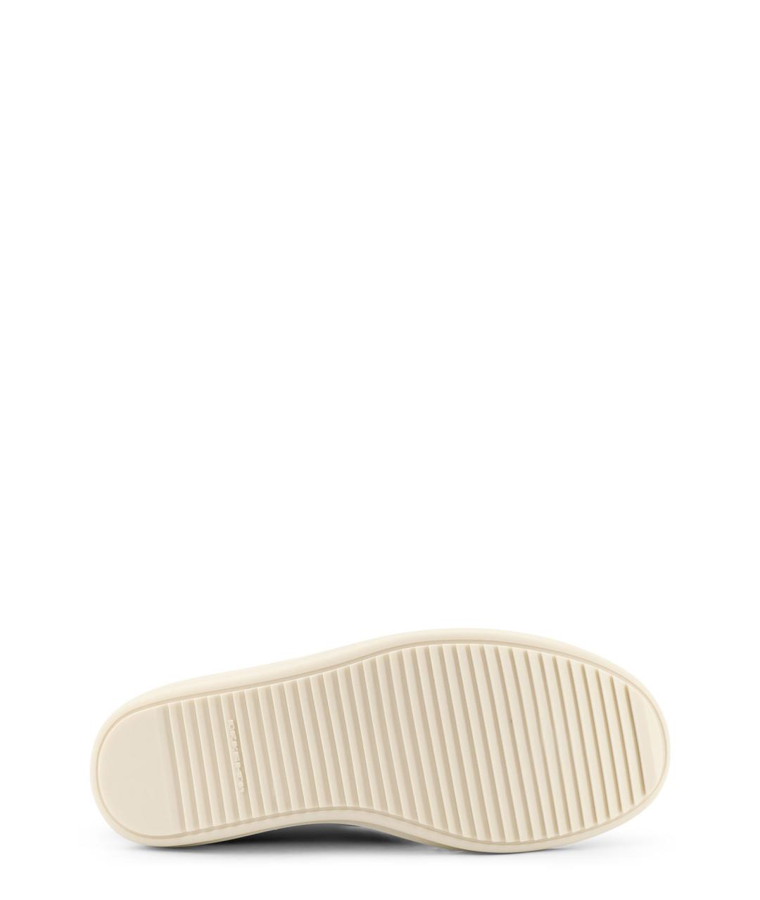 RICK OWENS DRKSHDW Черные текстильные высокие кроссовки / кеды, фото 4