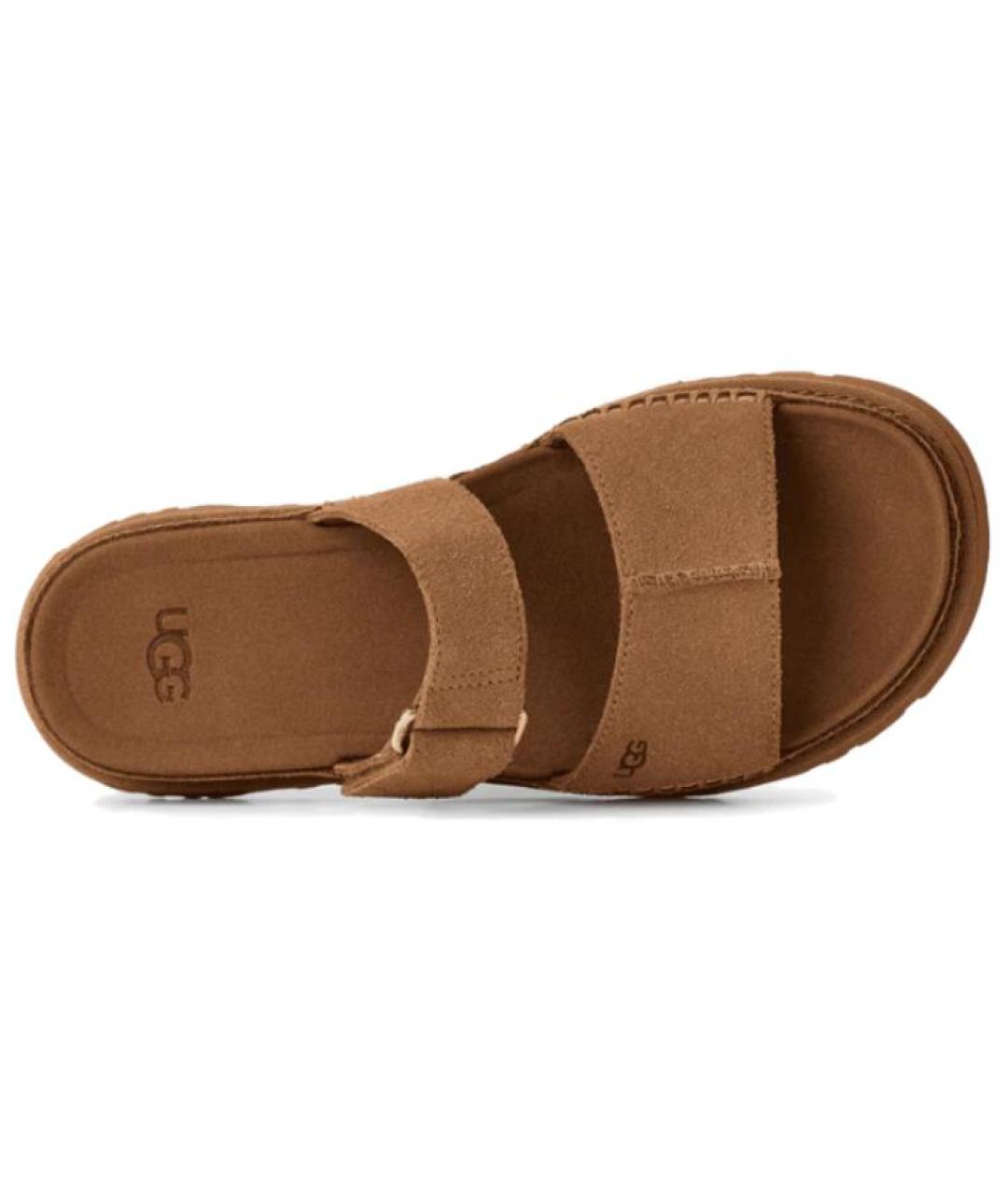 UGG Коричневые шлепанцы, фото 4