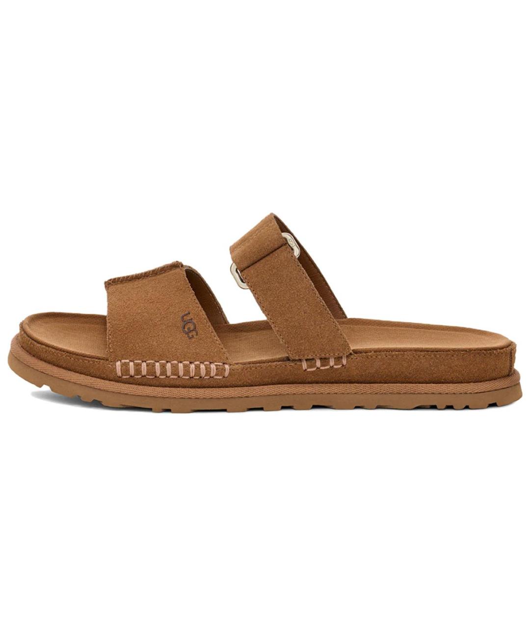 UGG Коричневые шлепанцы, фото 2