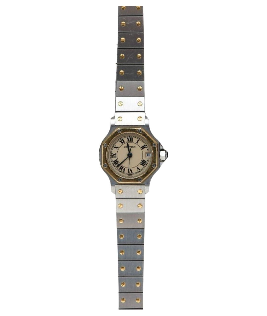 CARTIER Серебряные часы из желтого золота, фото 1