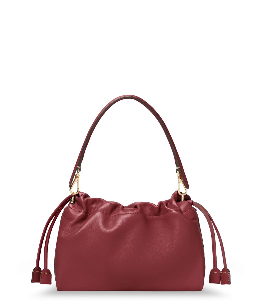 FENDI Красная кожаная сумка через плечо, фото 2