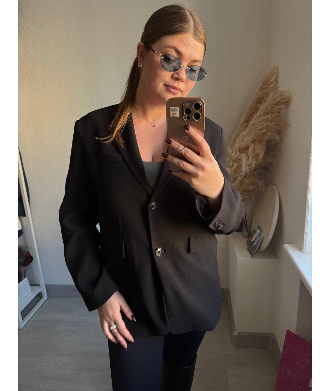 TIFFANY&CO Антрацитовые металлические солнцезащитные очки, фото 5