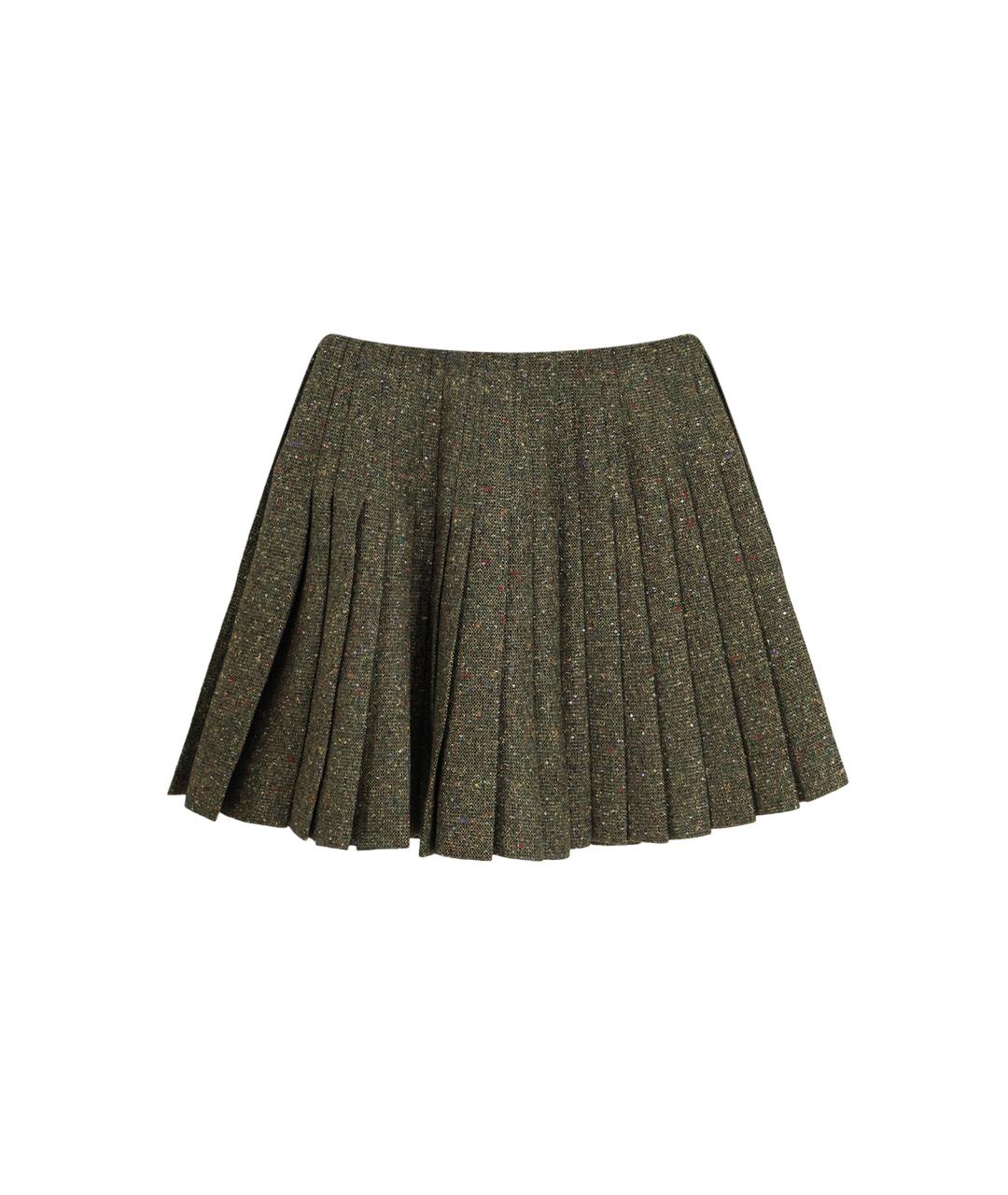 CHRISTIAN DIOR Мульти шелковая юбка мини, фото 2