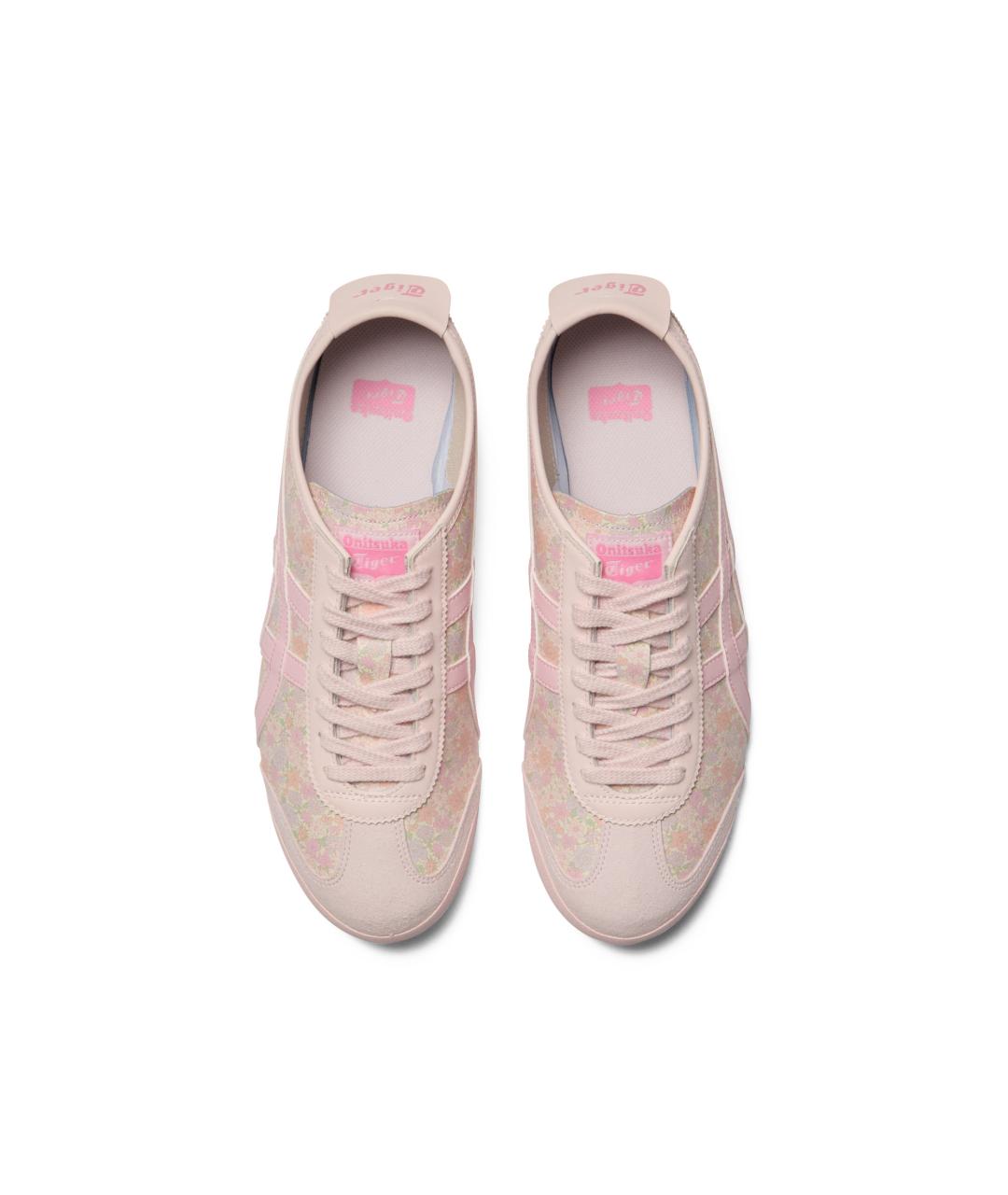 ONITSUKA TIGER Розовые кожаные кроссовки, фото 5