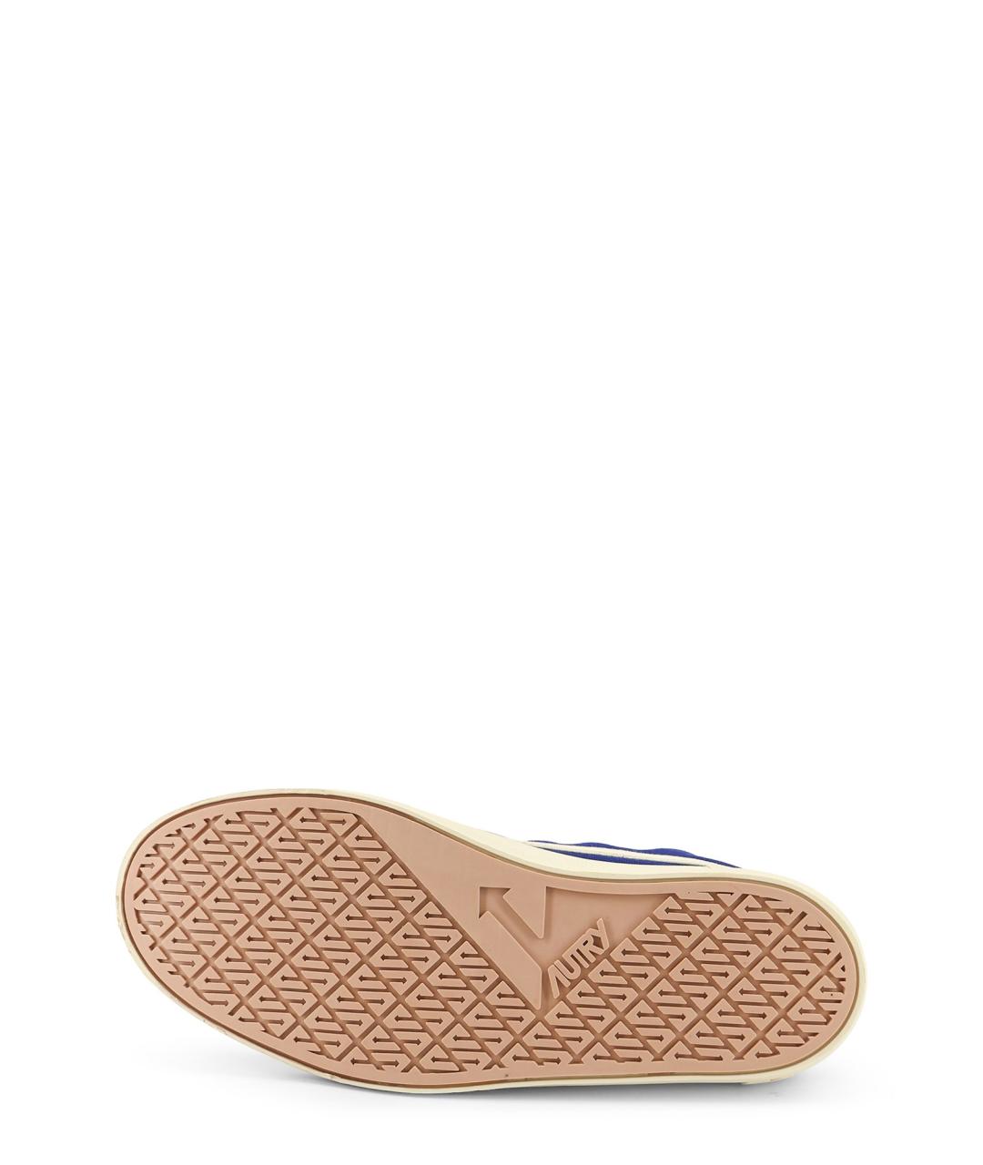 AUTRY Синие текстильные низкие кроссовки / кеды, фото 4