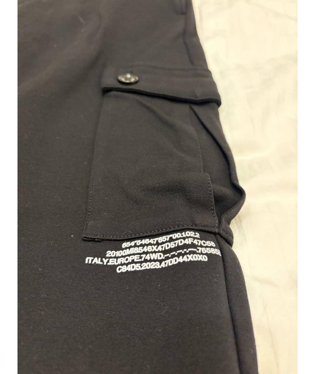 DOLCE&GABBANA Черные вискозные повседневные брюки, фото 6